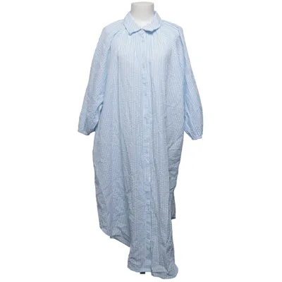 Blusenkleid (Blau, Weiß) von Pernilla Wahlgren Design Baumwolle