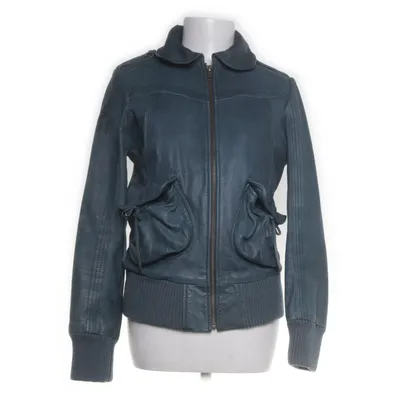 Läderjacka (Blå) från Roxy Skinn, Bomull, Polyester