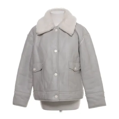 Shearlingjacka (Grå, Vit) från Miss Selfridge Polyester, Polyuretan