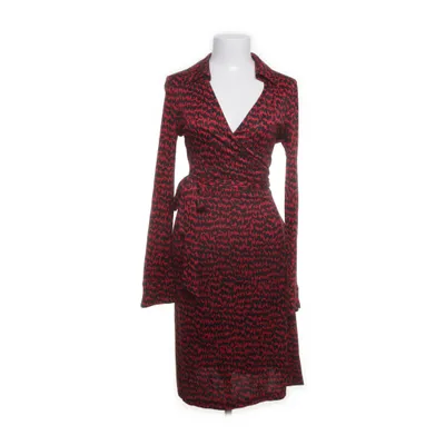 Slå-om-kjole (Rød) fra Diane von Furstenberg Vintage Silke