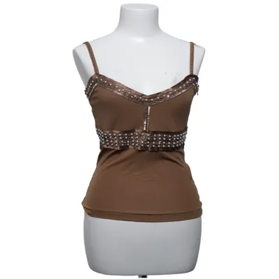 Tank Top (Brown) from Hugo Boss Polyester, Silk