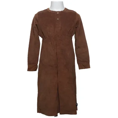 Shirt dress (Brown) from Carlijnq Elastane, Organic cotton