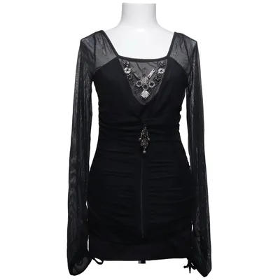 Blouse (Zwart) van Save the Queen Elastaan, Polyamide