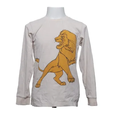 T-shirt à manches longues (Beige, Jaune) de Disney x Polarn O. Pyret Élasthane, Coton biologique