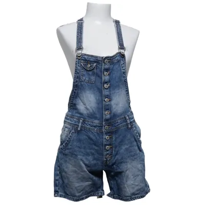Dungaree shorts (Blue) from Made in italy Cotton, Elastane, Polyester