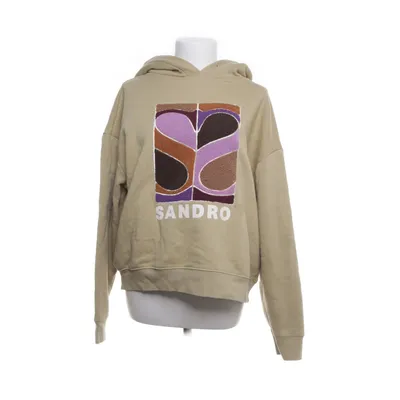 Sweat à capuche (Beige, Multicolore) de Sandro Paris Coton, Élasthane, Polyester