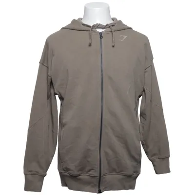 Huvtröja (Beige) från Gymshark Bomull, Återvunnen polyester