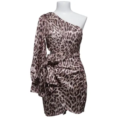 Kjole (Brun, Sort) fra Hello Molly Elastan, Polyester