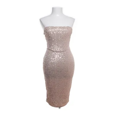 Cocktailklänning (Beige) Polyester