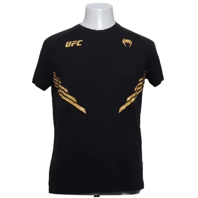 T-shirt (Svart, Guldfärgad) från UFC Bomull, Polyester
