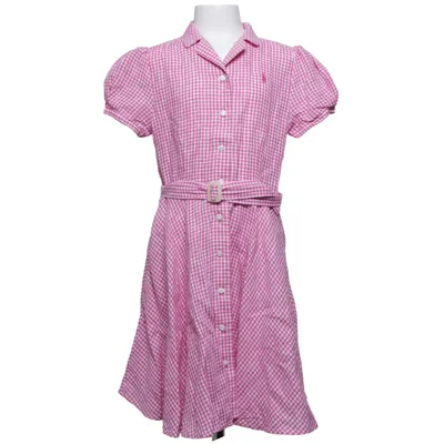 Shirt dress (Pink, White) from Polo Ralph Lauren Linen