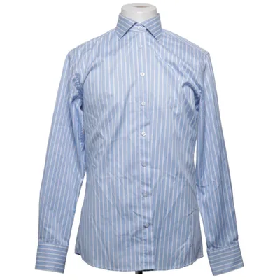 Shirt (Blauw, Wit) van Ernst Alexis Katoen