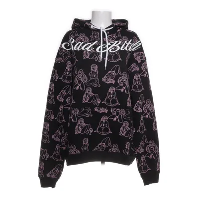 Hoodie (Black, Purple) from Katja Krasavice Cotton, Polyester