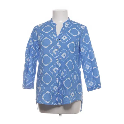 Blus (Blå, Vit) från Eterna Bomull