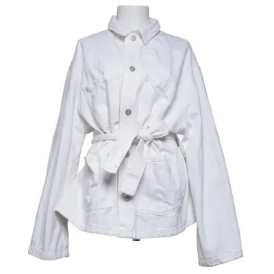 Veste en jean (Blanc) de Zara Coton
