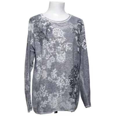 Sweater (Grå, Hvid) fra Canda Premium Akryl, Polyamid, Uld