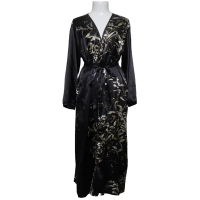 Morgenkåbe (Sort, Flerfarvet) Polyester