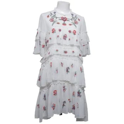 Klänning (Vit, Flerfärgad) från Zara Woman Polyester