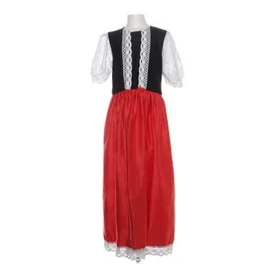 Folkedragt (Rød, Sort, Hvid) Elastan, Polyester