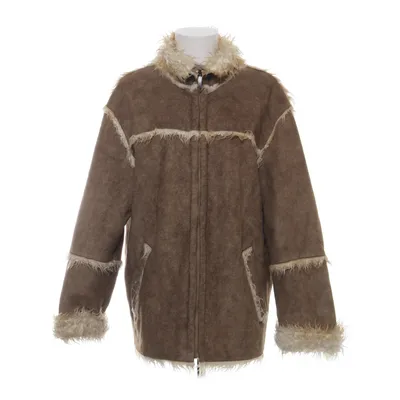 Veste en peau de mouton retournée (Marron, Blanc) de Rover & Lakes Acrylique, Polyester