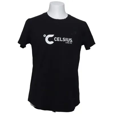 T-shirt (Sort) fra Relode Bomuld, Elastan