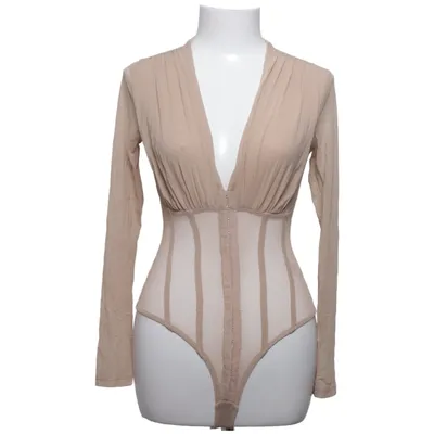 Body (Beige) från Fashion Nova Elastan, Polyamid, Polyester