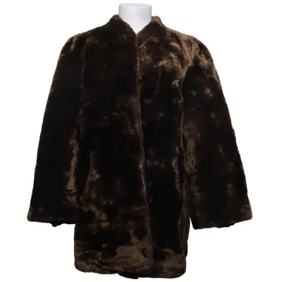 Veste en fourrure (Marron) de Deltaco