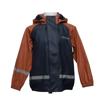 Rain jacket (Orange, Blue, Multicolored) from ZigZag Polyester