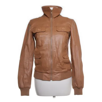Läderjacka (Brun) Skinn