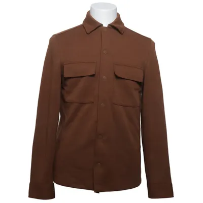 Oberhemd (Braun) von H&M Polyester, Baumwolle, Viskose