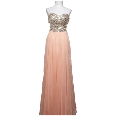 Evening gown (Orange) from La Femme Polyester