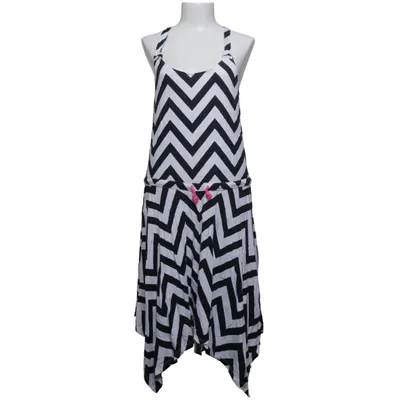 Dress (Black, White) from WA Cotton, Viscose