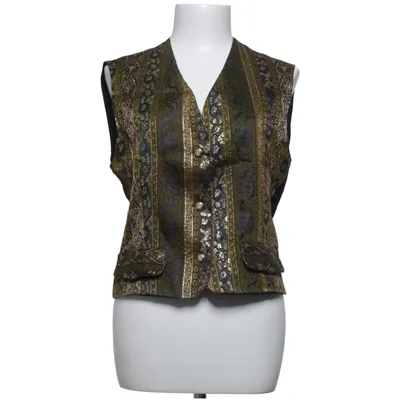 Suit vest (Green, Black, Gold) from Una Donna Bellissima Acetate, Viscose