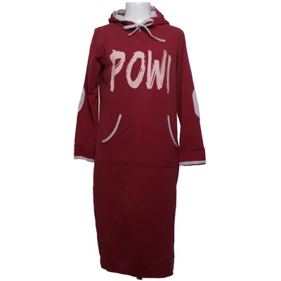 Hoodiekjole (Rød) fra Benin Style Bomuld, Elastan, Polyester