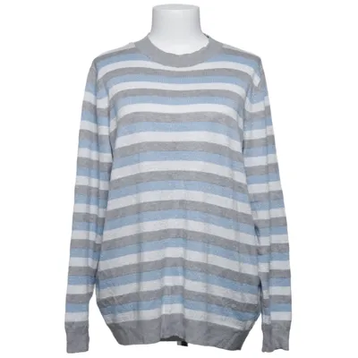 Sweater (Blue, Gray, White) from New England Metallic fiber, Nylon, Polyester, Viscose