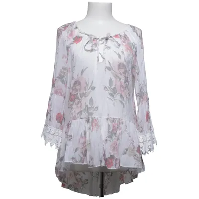 Blouse (Wit, Rood, Groen) van Shyloh Elastaan, Zijde, Viscose