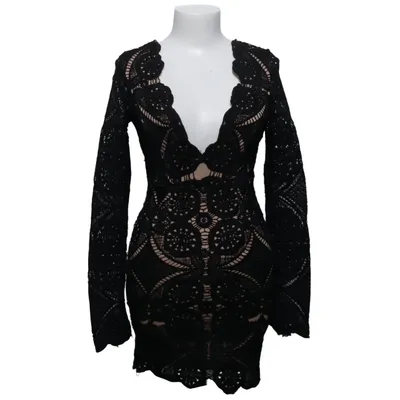 Cocktail dress (Black, Beige) from Love Triangle Polyester