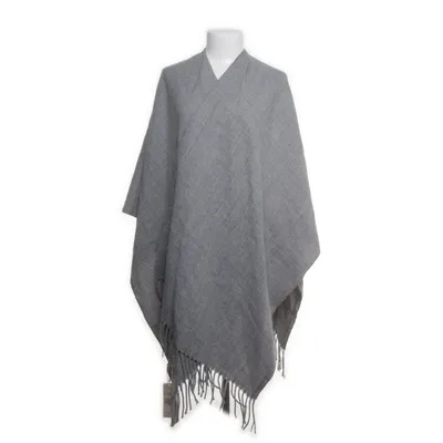 Poncho (Grå) från Pieces Akryl