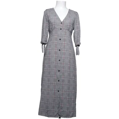 Shirt dress (Gray, Red, White) from Mango Casual Polyester