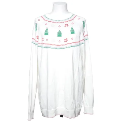 Christmas sweater (White, Multicolored) from Essentials Organic cotton, Polyamide