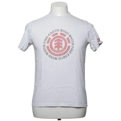 T-shirt (Blanc, Rouge) de Element Coton