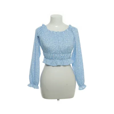 Crop top (Blue, White) from Gina Tricot