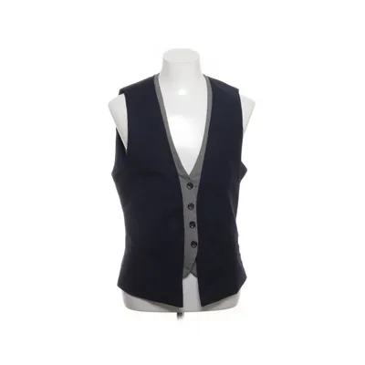 Suit vest (Blue, Silver) from TheLees Homme Polyester, Viscose