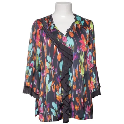 Blus (Svart, Flerfärgad) från Kriss Polyester