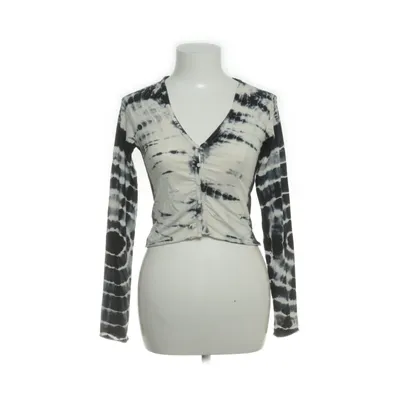 Crop top (Grijs, Wit) van Weekday Katoen, Elastaan, Modal