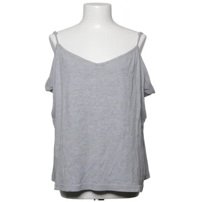Tank Top (Gray) from New Look Curves Cotton, Viscose