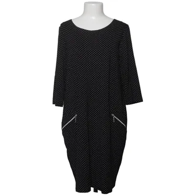 Dress (Black, White) from Kanok Elastane, Viscose