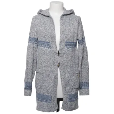Cardigan (Gray, Blue) from Alprausch Acrylic, Cotton, Polyester