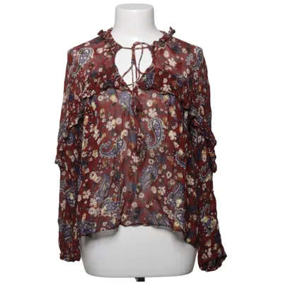 Bluse (Rød, Blå, Beige, Flerfarvet) fra Zara Woman