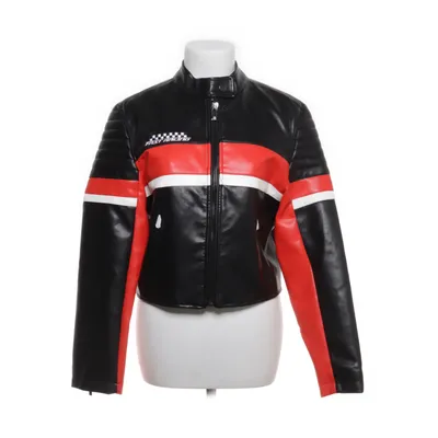 Motorcycle jacket (Black, Multicolored) from FB Sister Polyurethane